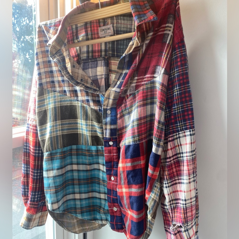 VINTAGE PATCHWORK FLANNEL